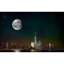 Mural Nueva York luna llena