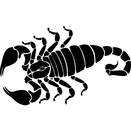 Pegatina escorpión