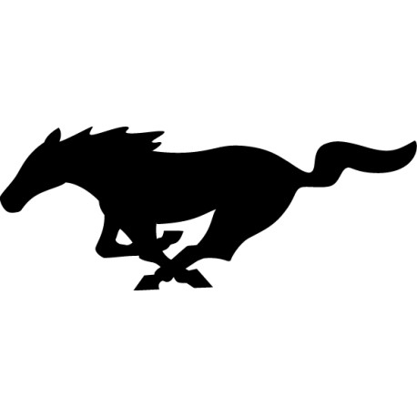 Adhesivo logo Mustang