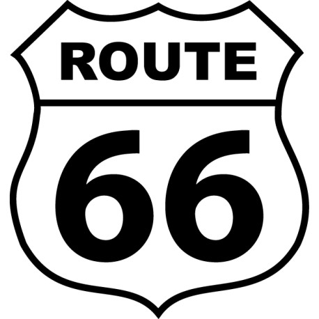Vinilo ruta 66 - pegatina route 66