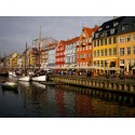 Vinilo fotomural Copenhague barcas