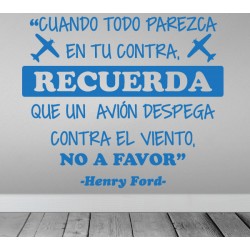 Vinilo frase Henry Ford