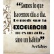 Vinilo Aristóteles excelencia