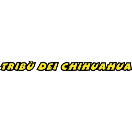 Adhesivo tribù dei chihuahua