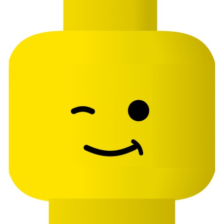 Vinilo cabeza Lego