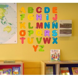 Vinilo infantil abecedario