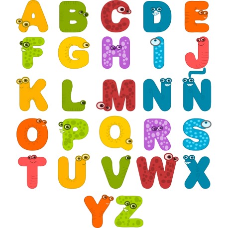 Vinilo infantil abecedario