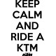 Vinilo decorativo Keep Calm KTM