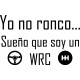 Vinilo cabezal roncar WRC