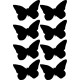 Sticker vinilos mariposas