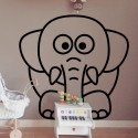 Vinilo infantil elefante