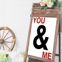 Vinilo You and Me personalizable