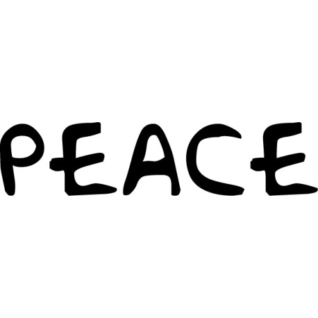 Pegatina Peace