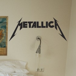 Vinilo decorativo logo Metallica