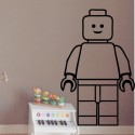 Vinilo infantil figura Lego