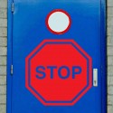 Vinilo señal Stop