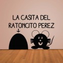 Vinilo casita Ratoncito Pérez