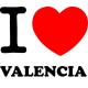 Vinilo i love Valencia
