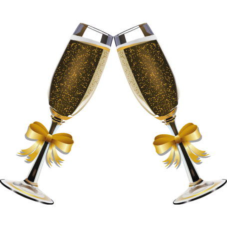 Vinilo decorativo brindis