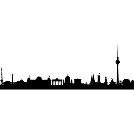 Vinilo skyline Berlín