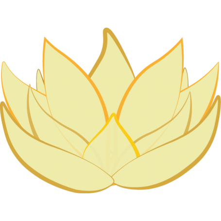 Vinilo decorativo loto flor