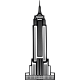 Vinilo decorativo torre Empire State