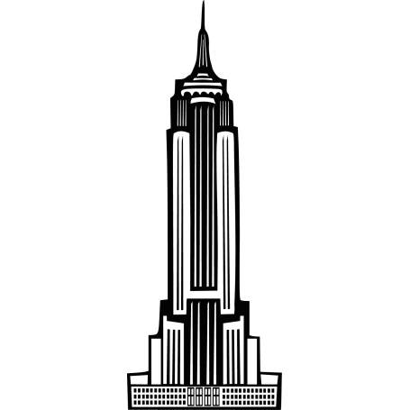 Vinilo decorativo torre Empire State