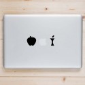 Pegatina Mac manzana