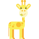 Vinilo jirafa para la decoración de habitaciones infantiles