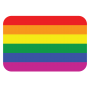 Pegatina bandera LGBTI gay