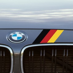 Pegatina bandera alemana coche