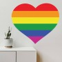 Vinilo decorativo corazón amor LGBTI