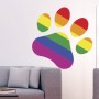 Vinilo decorativo perro huella LGBTI