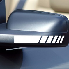 Pegatinas retrovisor coche líneas