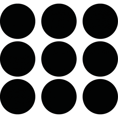 Vinilos etiquetas círculos pizarra adhesivos