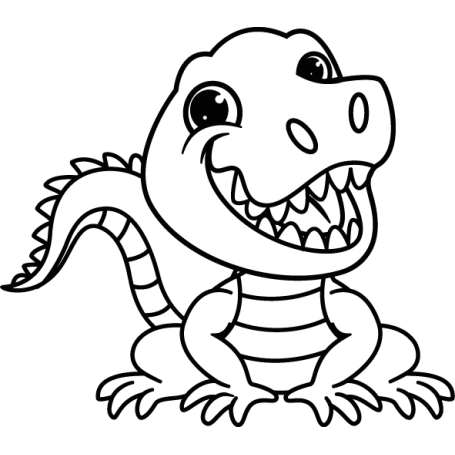 Vinilo reptil pared infantil