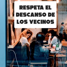 Vinilo respeta el descanso de los vecinos