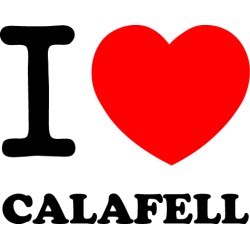 Adhesivo i love Calafell