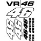 Kit de pegatinas Valentino Rossi