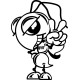 Vinilo adhesivo logo Marc Márquez - pegatina mascota marquez - hormiga