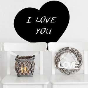 vinilo pizarra corazon